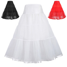 Grace Karin Girls Deux couches Tiered Retro Vintage Dress Crinoline Underskirt Petticoat 1 ~ 9Years CL010480